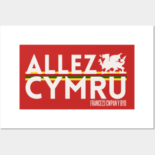 Allez Cymru, Welsh Rugby Posters and Art